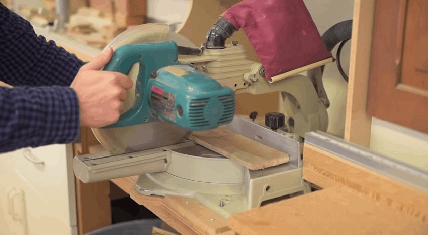 Miter Saw Cut