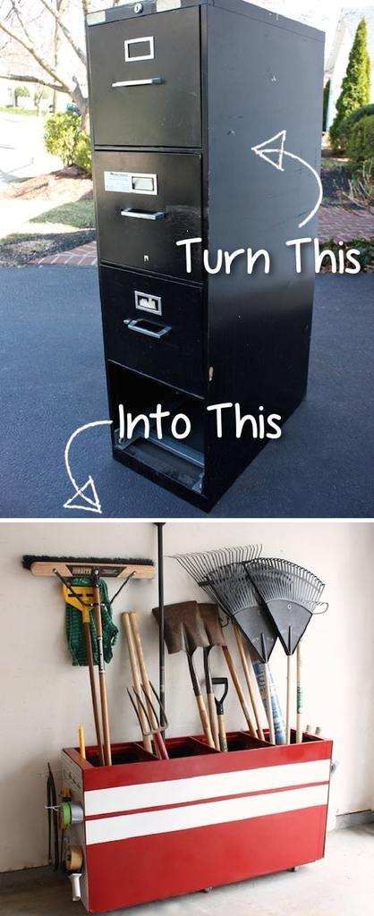 File Cabinet to Garage Storage