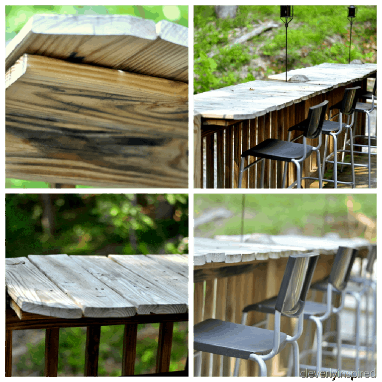 DIY outdoor bar