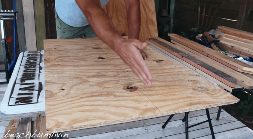 coffee table from pallets