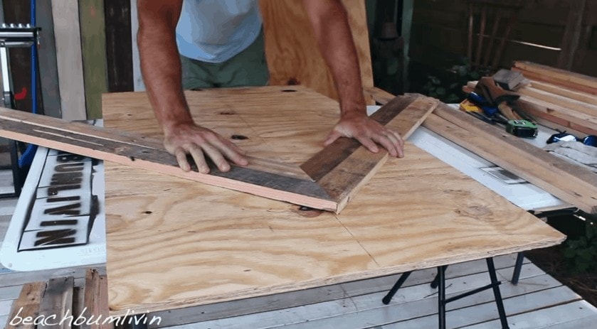 coffee table from pallets