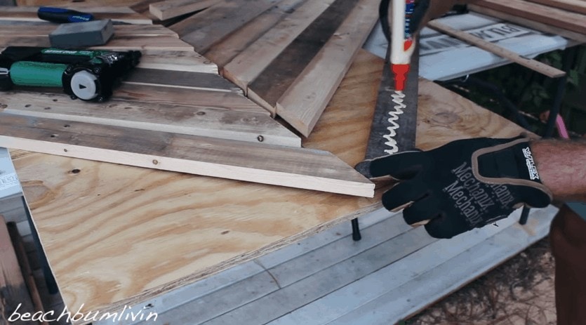 coffee table from pallets