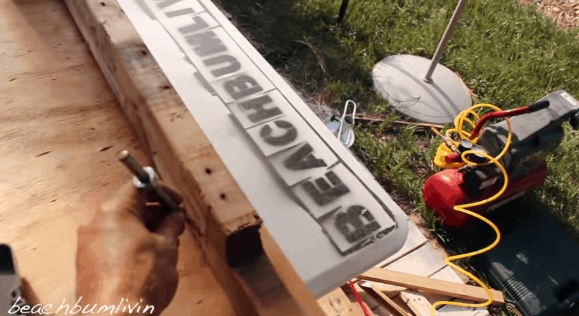 coffee table from pallets