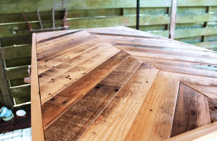 coffee table from pallets