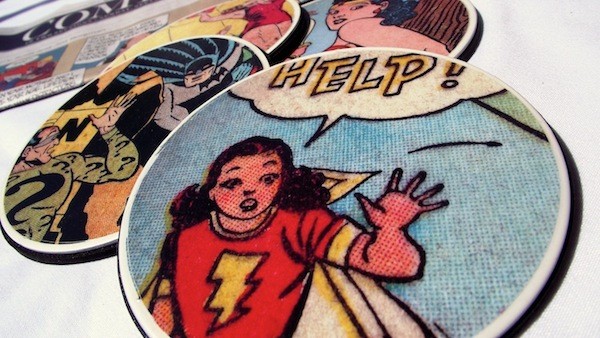 super hero coasters