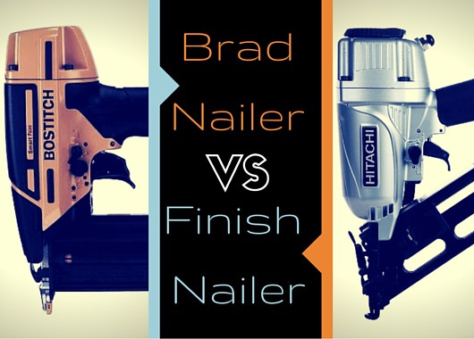 brad nailer vs finish nailer