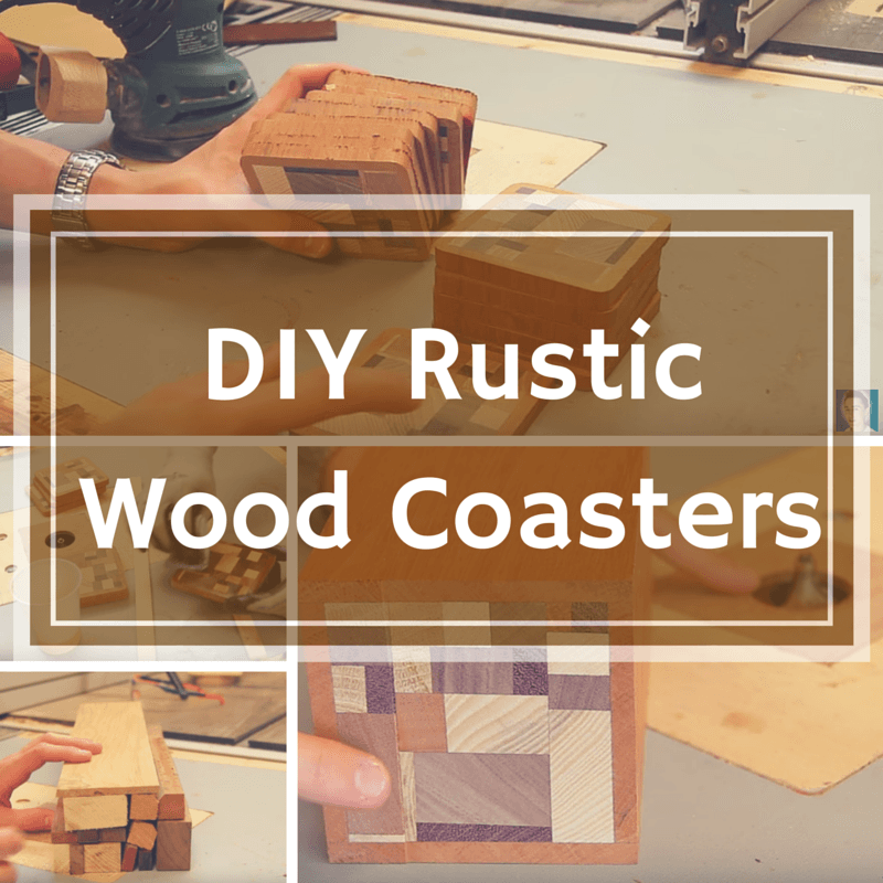 DIY Rustic Wooden Coasters