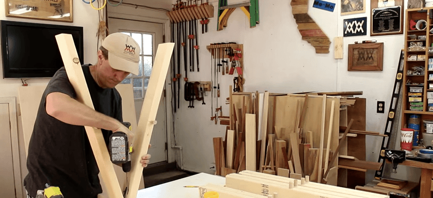 build a folding sawhorse