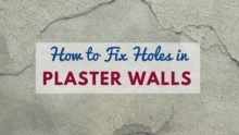 How To Repair Plaster Walls - Patching Walls in Old Houses