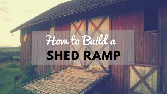Shed ramp for mower  Offer