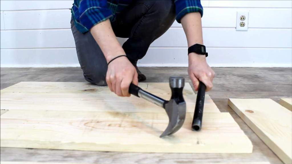  Rustic Cabinet: Step 2 Beat the boards