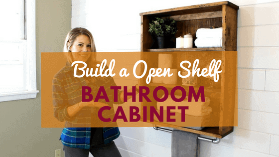 DIY bathroom cabinet project