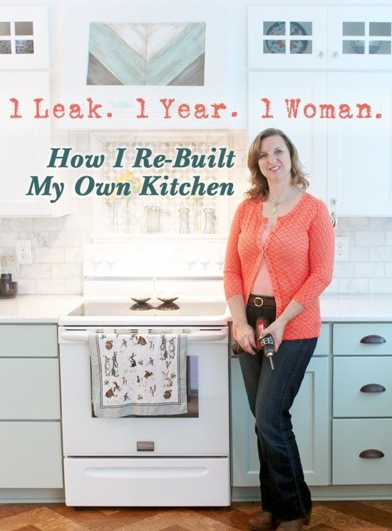how I rebuilt my kitchen