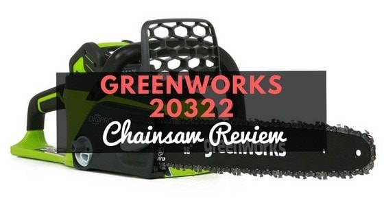 GreenWorks 20322 Chainsaw