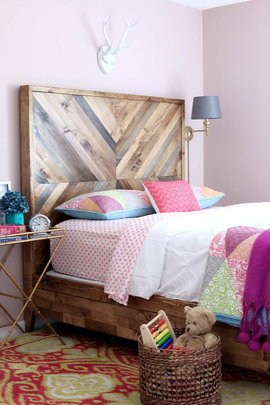 chevron headboard