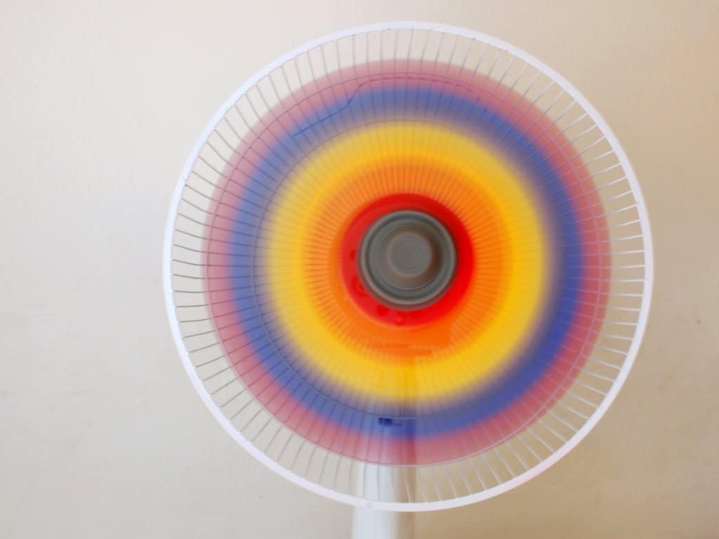 rainbow fan