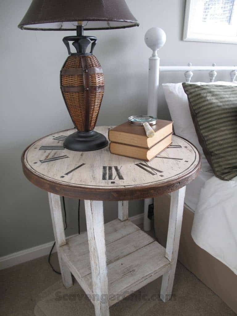 End Table With Vintage Style