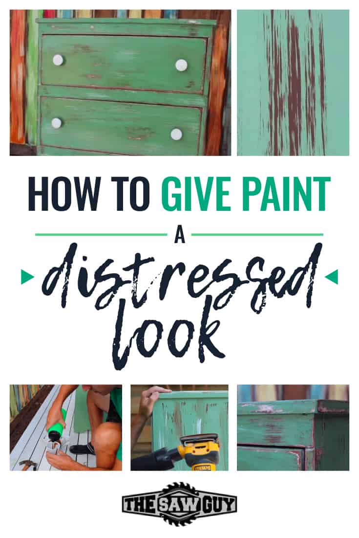 How to distress paint