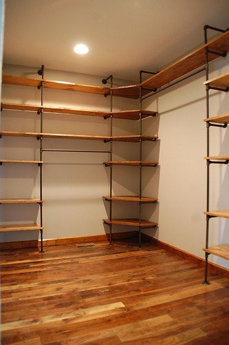 Build Your Own Industrial Style Closet