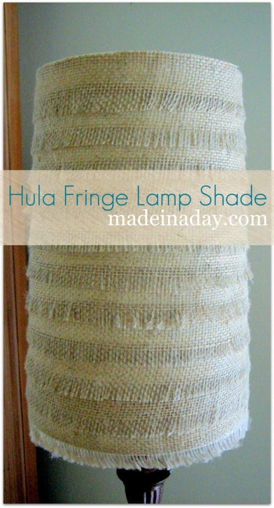 Hulu Inspired Burlap Lamp 