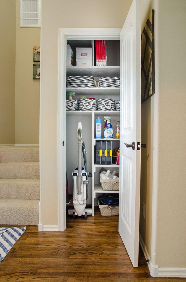 Stylish Cleaning Closet
