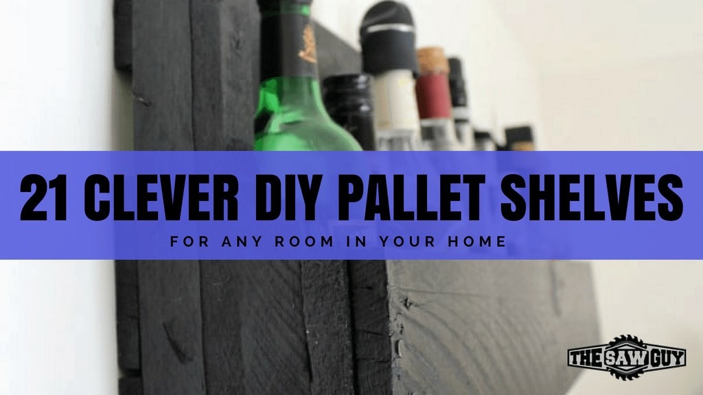 DIY PALLET SHELVES