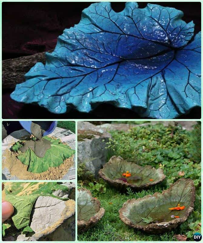 Make Your Own Concrete Leaf