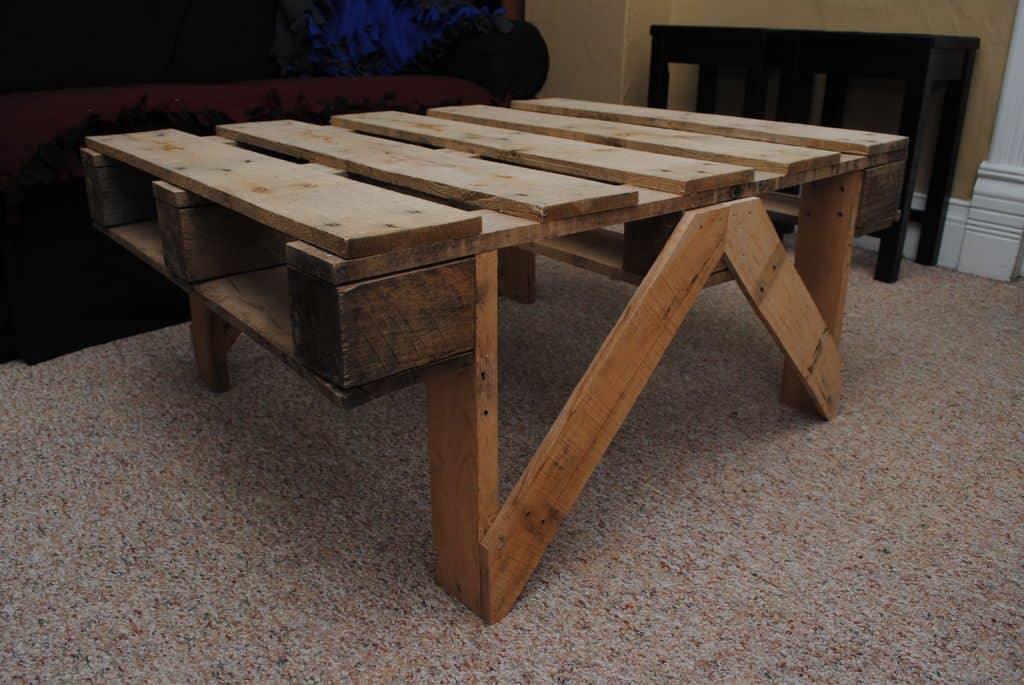 30 Minute Pallet Coffee Table 