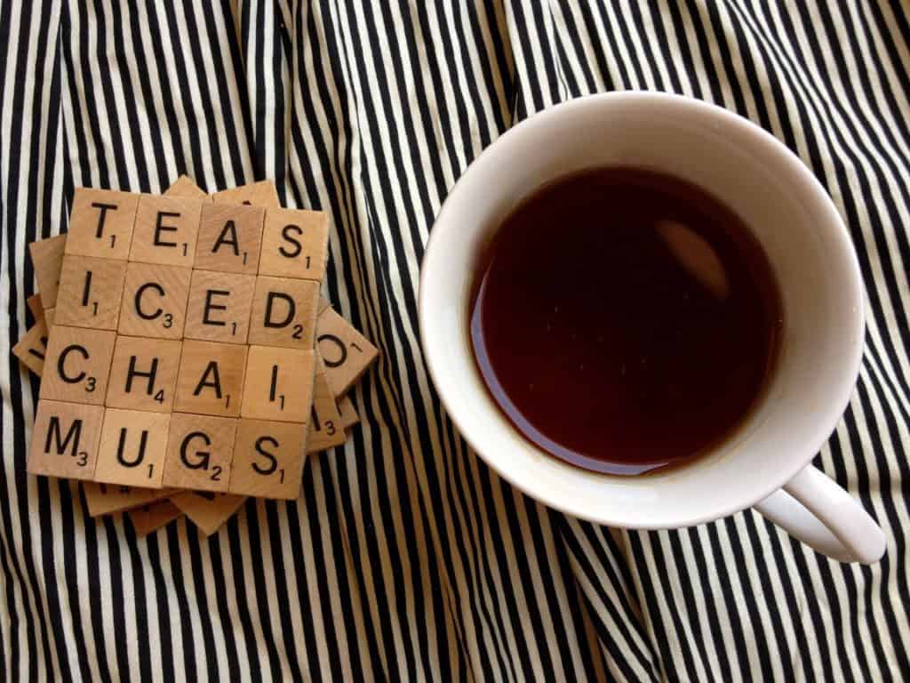 DIY Fun Scrabble Coaster Gift