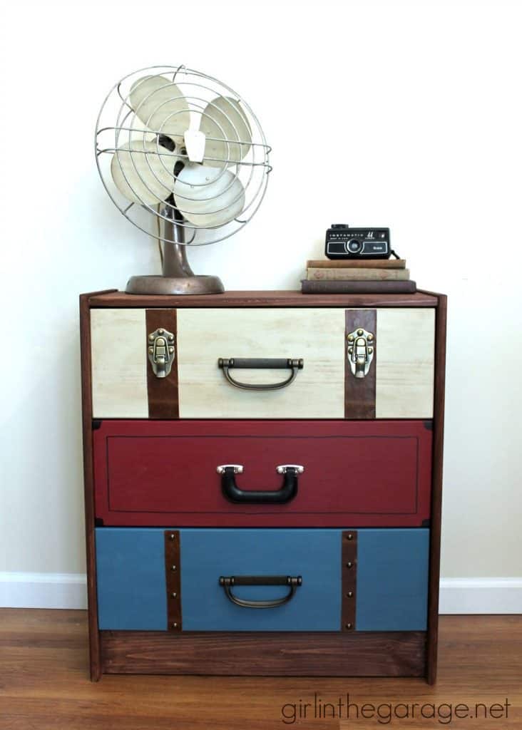 DIY Suitcase Style Dresser