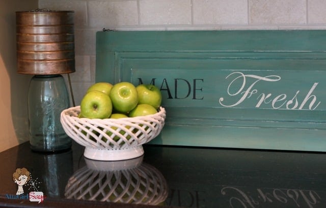 Faux Zinc Shade Mason Jar Lamp