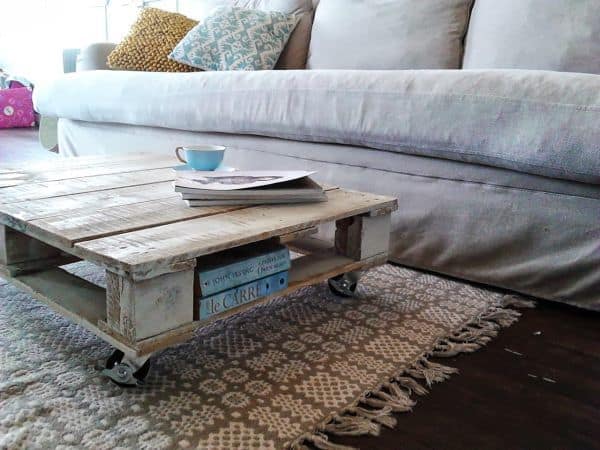 Transformed Wood Pallet Coffee Table