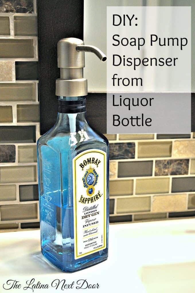 Repurposed Liquor Bottle Dispenser