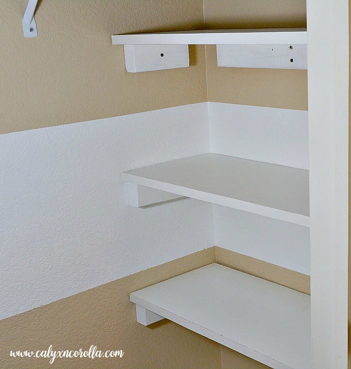 DIY Closet Shelving