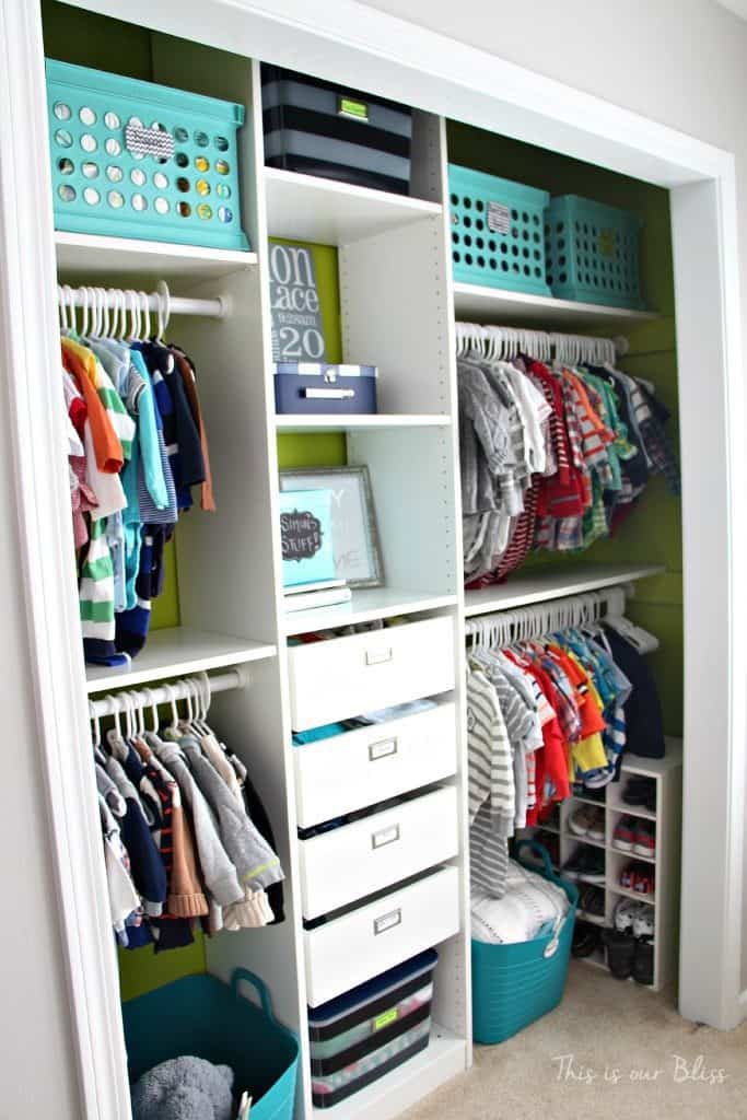 Baby Closet Makeover