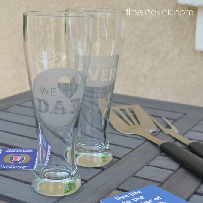 Etched Glass DIY Gift