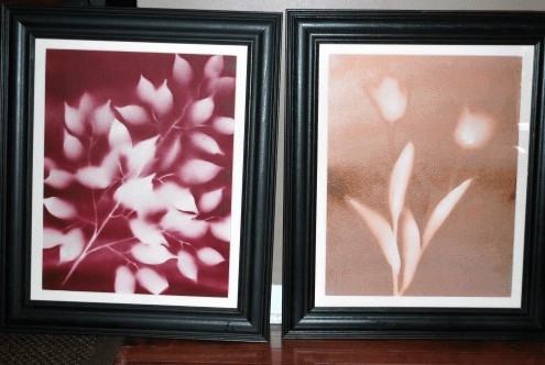 Budget Friendly Spray Paint Art