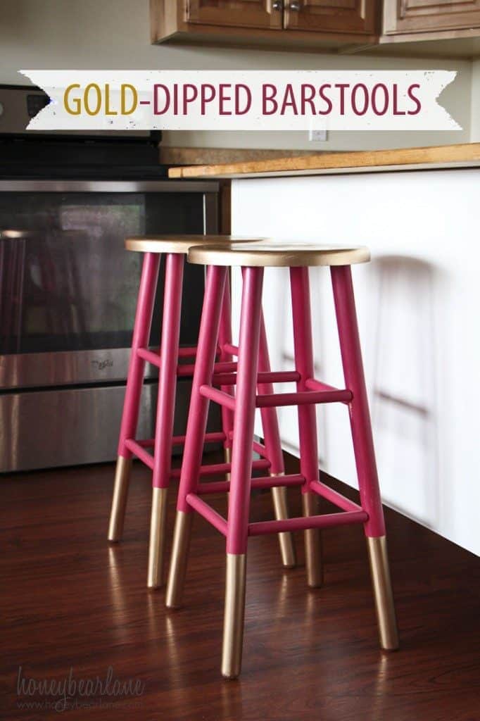 Upcycled DIY Barstools