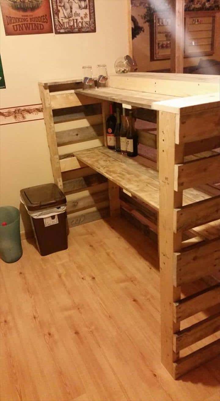 15 Epic Pallet Bar Ideas To Transform Your Space The Saw Guy