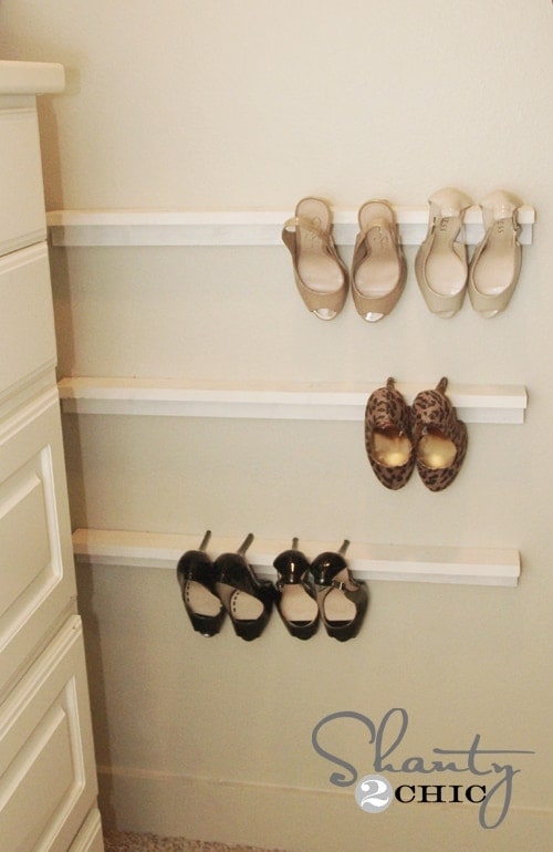 DIY High Heel Organizer