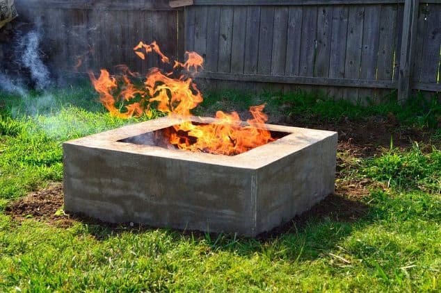 DIY Concrete Fire Pit for Less than $50