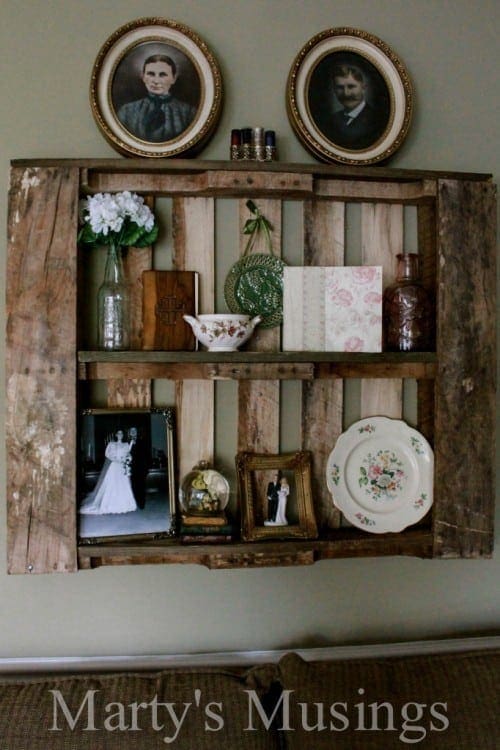 ScaffaliShabby Chic Display Pallet