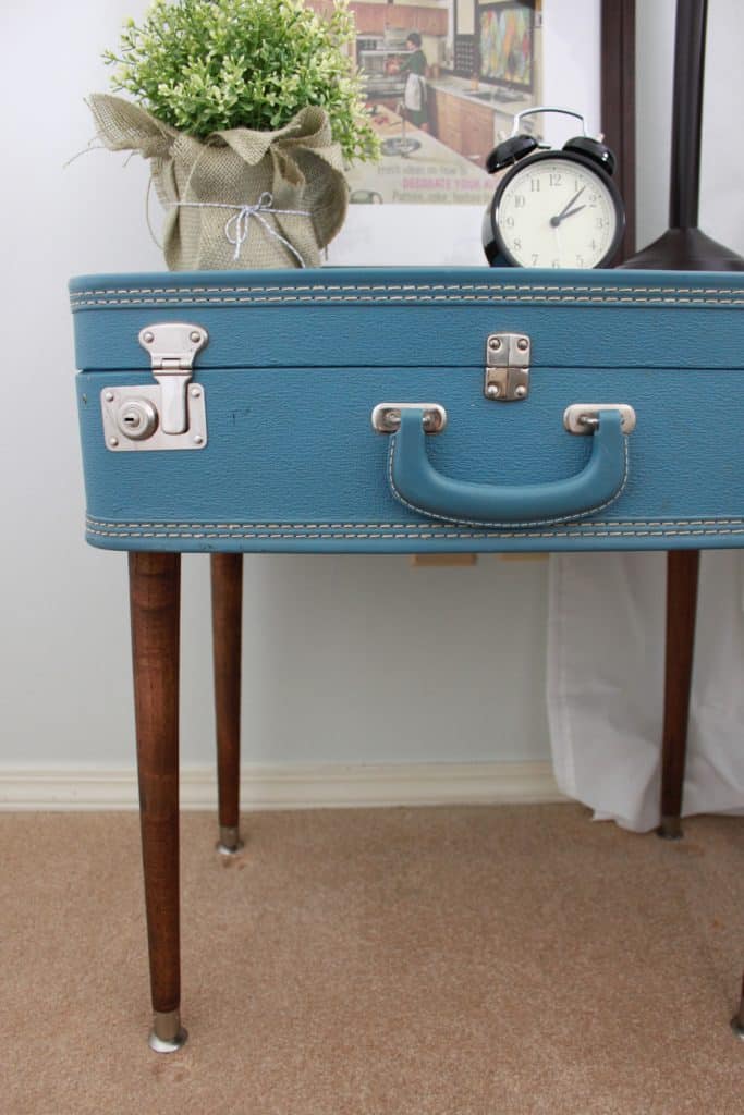 Vintage Suitcase Side Table