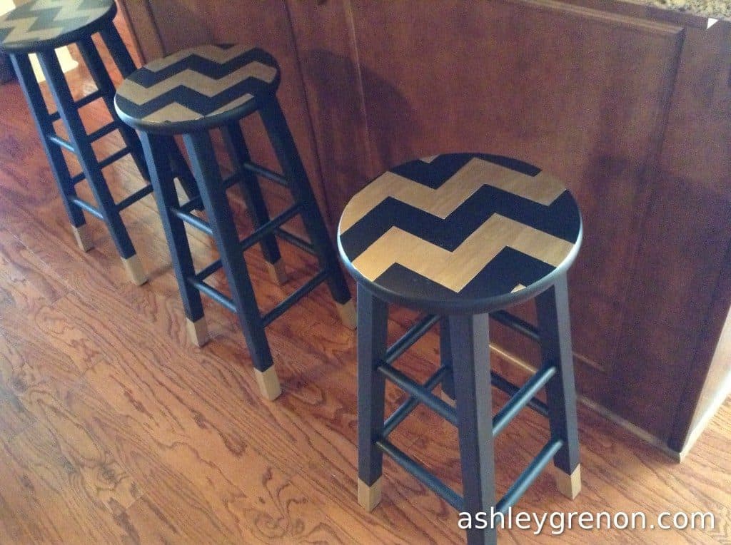 Simple Chevron Stools