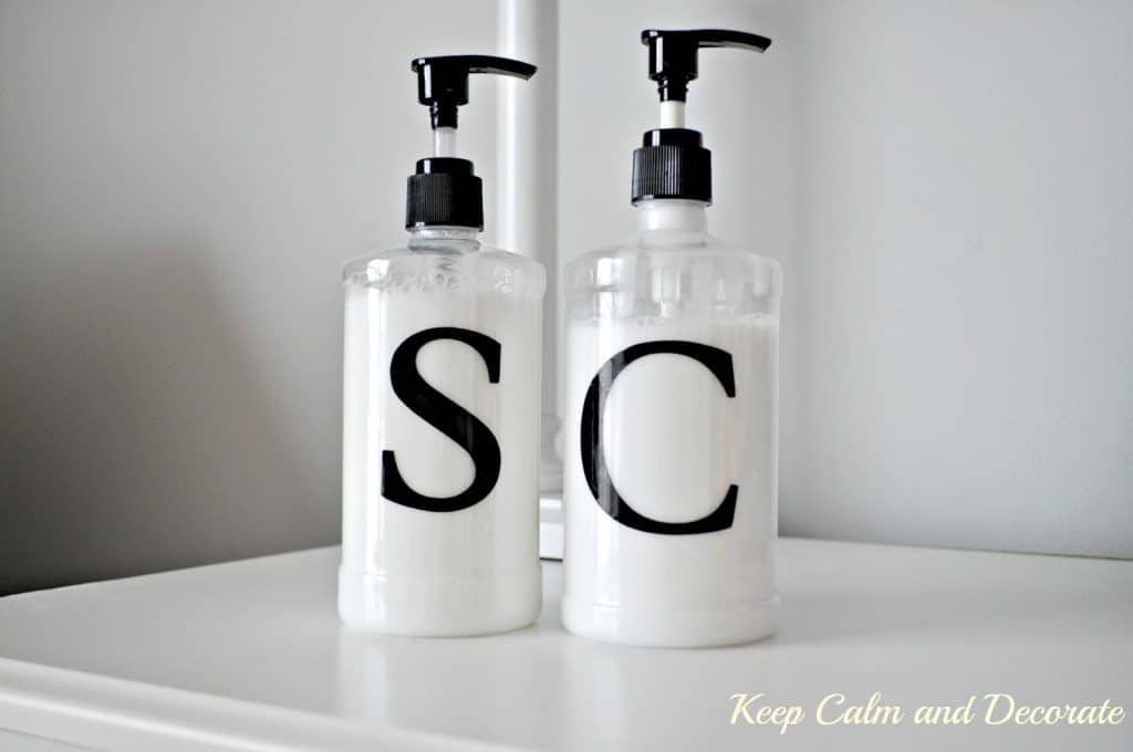 DIY Easy Soap Bottles