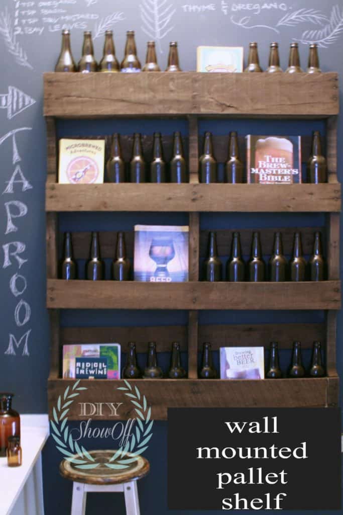 Wall Mounted Pallet Shelf