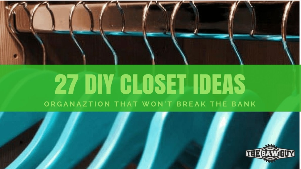 diy closet organaztionals