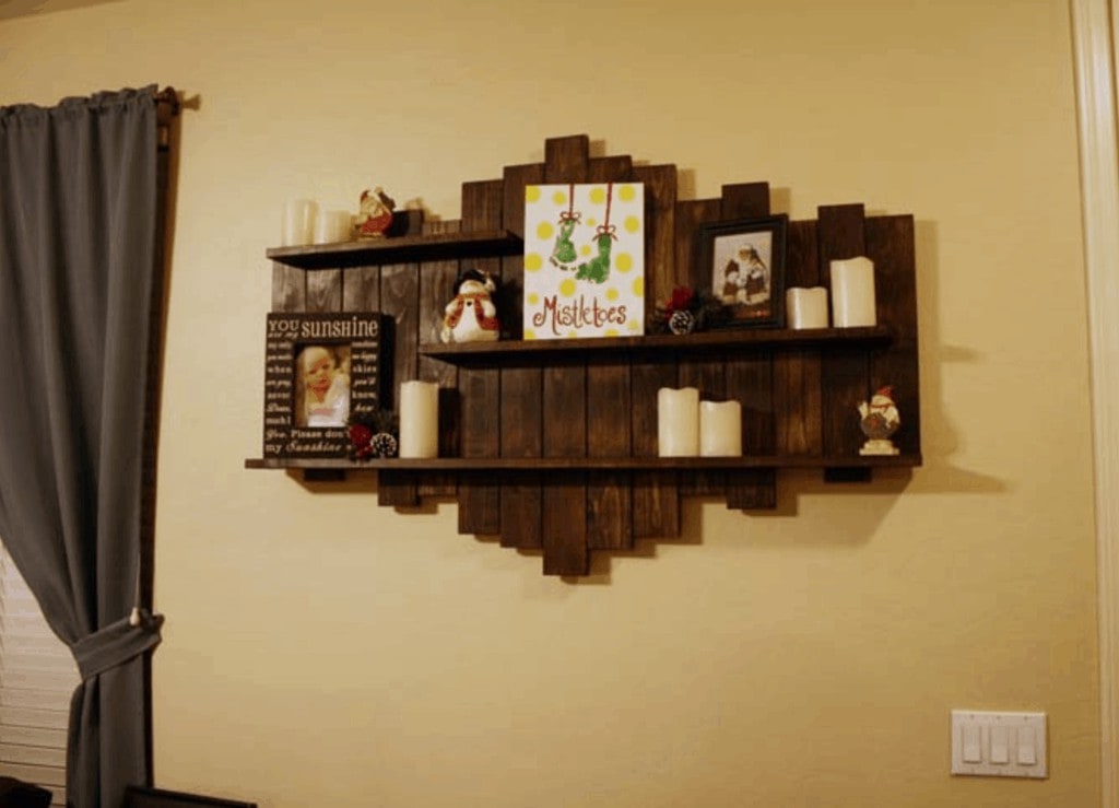 Clever Diy Pallet Shelves, How To Make Wall Shelves Out Of Pallets