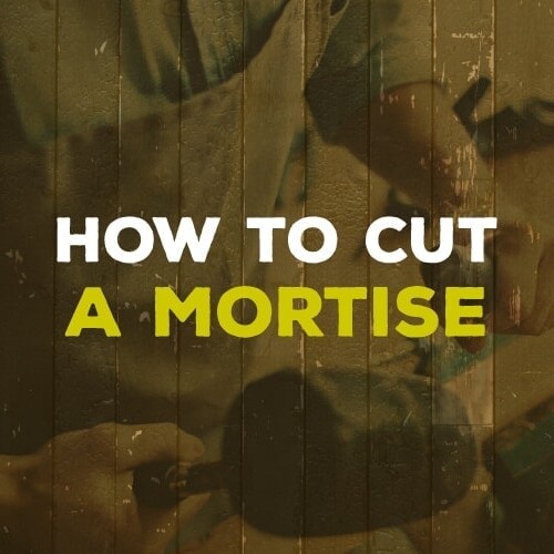 how to cut a mortise