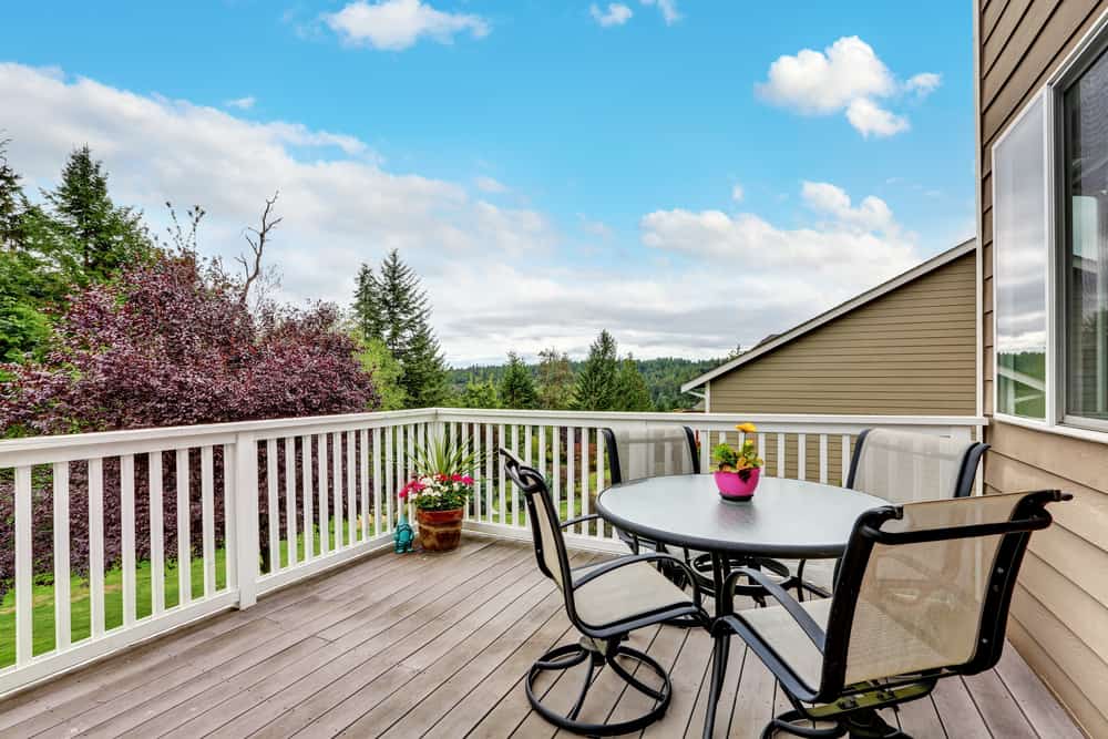 deck stairs and landing